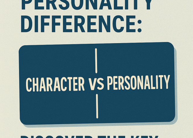 Character vs Personality Difference: Discover the Key Insights Today!