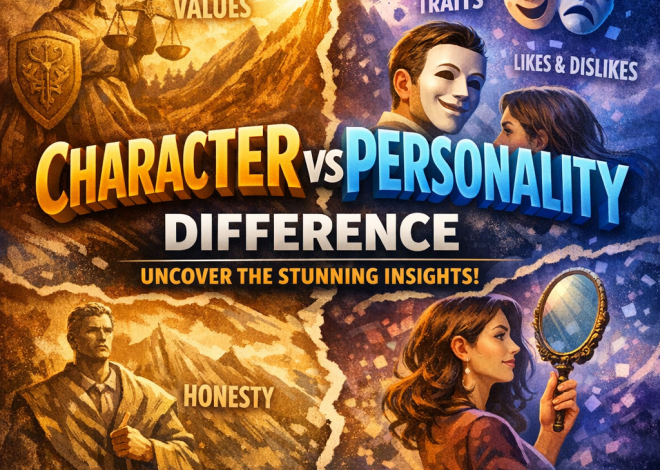 Character vs Personality Difference: Uncover the Stunning Insights!