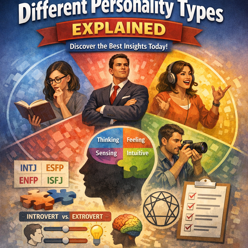 Illustration of Different Personality Types Explained: Discover the Best Insights Today!