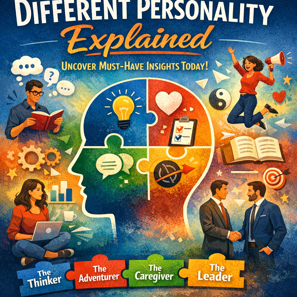 Illustration of Different Personality Types Explained: Uncover Must-Have Insights Today!