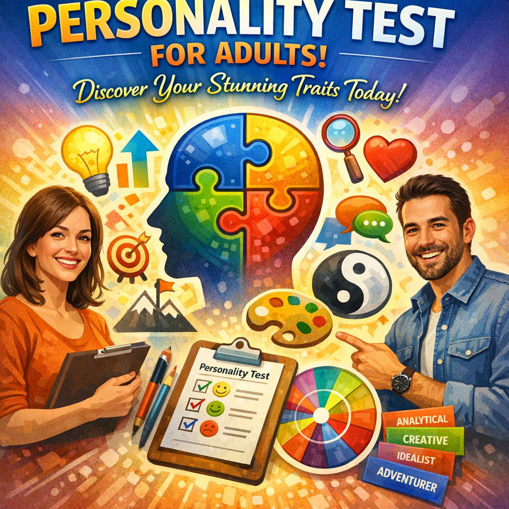 personality test for adults free illustration for Free Personality Test for Adults: Discover Your Stunning Traits Today!