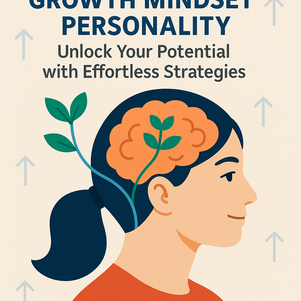 Illustration of Growth Mindset Personality: Unlock Your Potential with Effortless Strategies