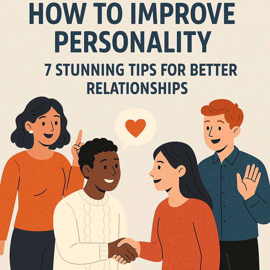 Illustration of How to Improve Personality: 7 Stunning Tips for Better Relationships
