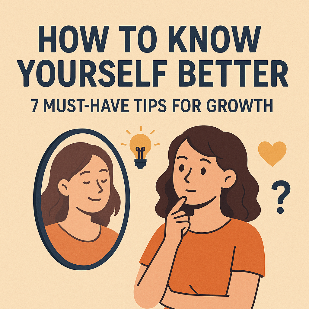 Illustration of How to Know Yourself Better: 7 Must-Have Tips for Growth