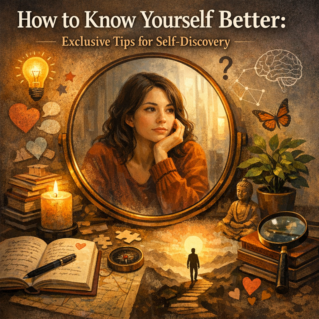 Illustration of How to Know Yourself Better: Exclusive Tips for Self-Discovery