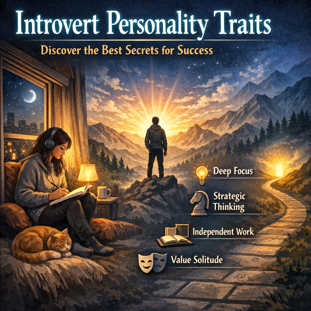 Illustration of Introvert Personality Traits: Discover the Best Secrets for Success