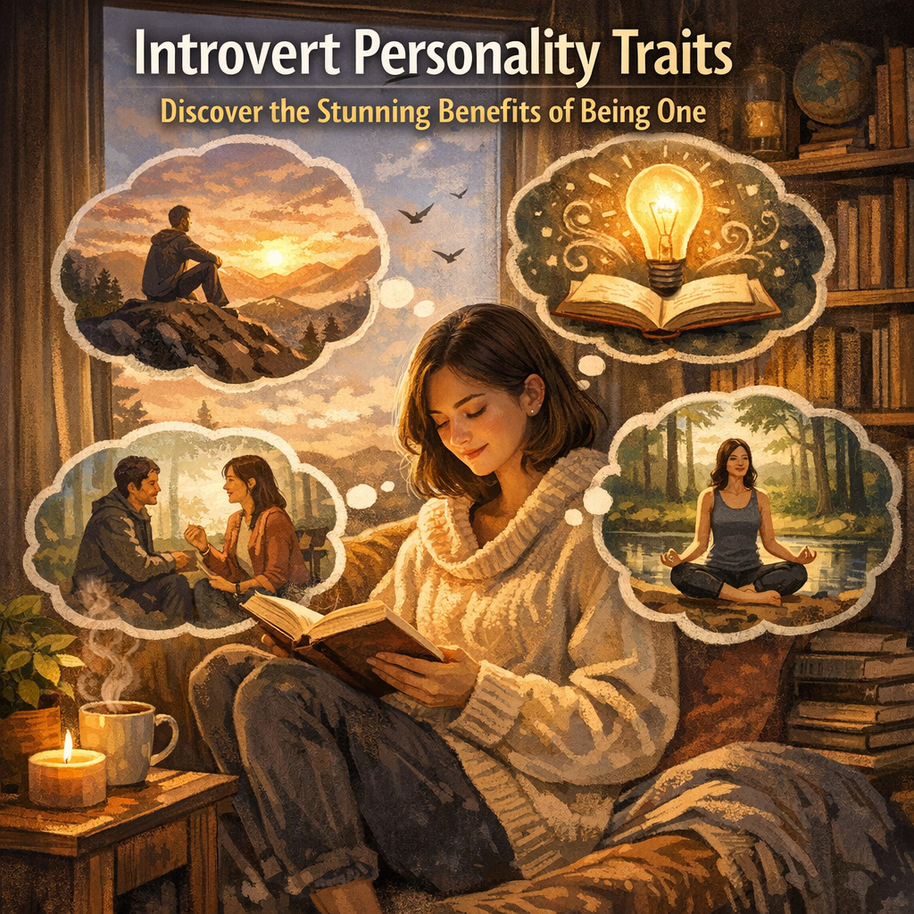 Illustration of Introvert Personality Traits: Discover the Stunning Benefits of Being One