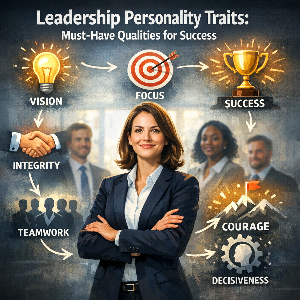 Illustration of Leadership Personality Traits: Must-Have Qualities for Success