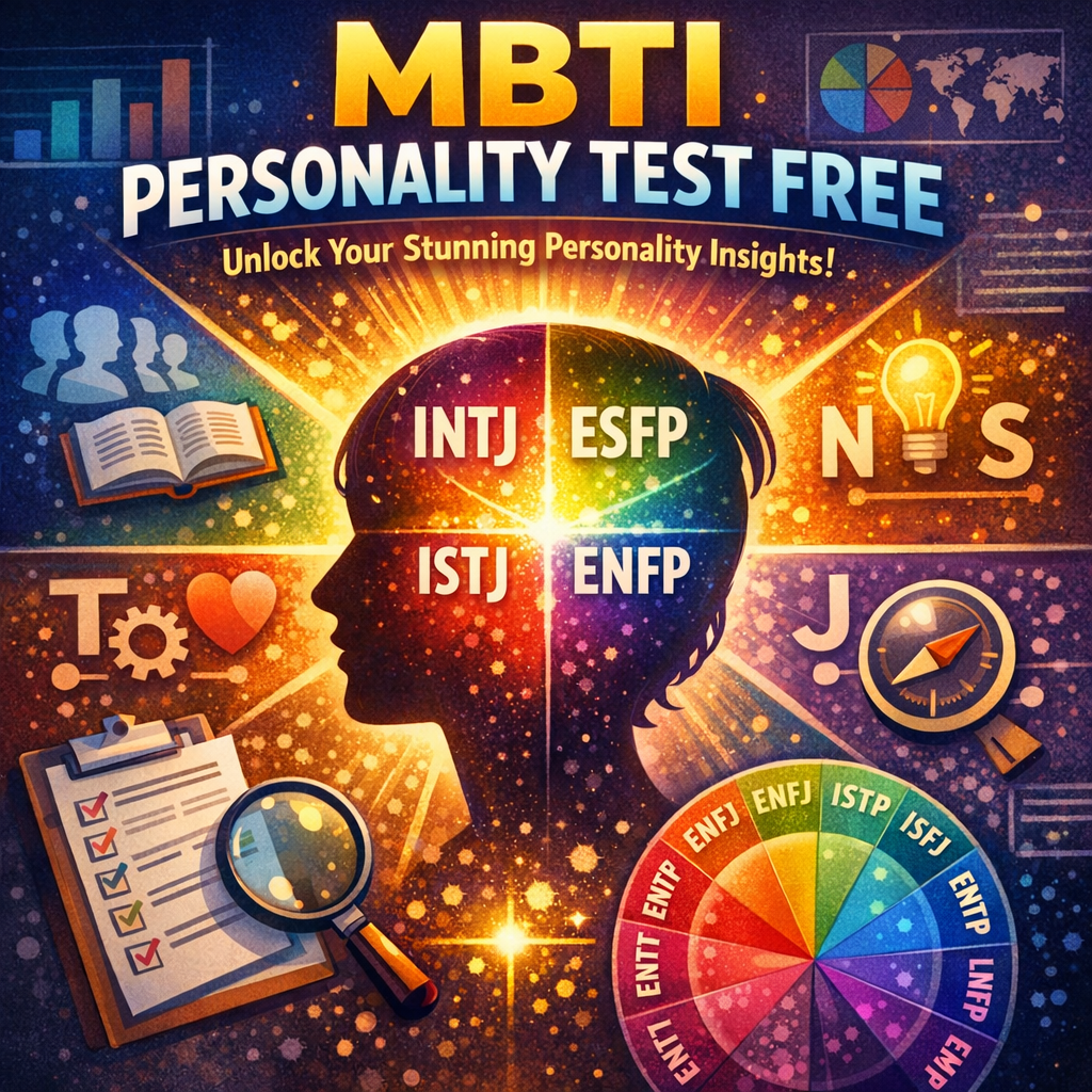 Illustration of MBTI Personality Test Free: Unlock Your Stunning Personality Insights