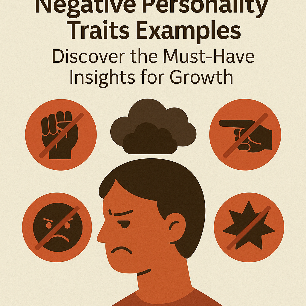 Illustration of Negative Personality Traits Examples: Discover the Must-Have Insights for Growth