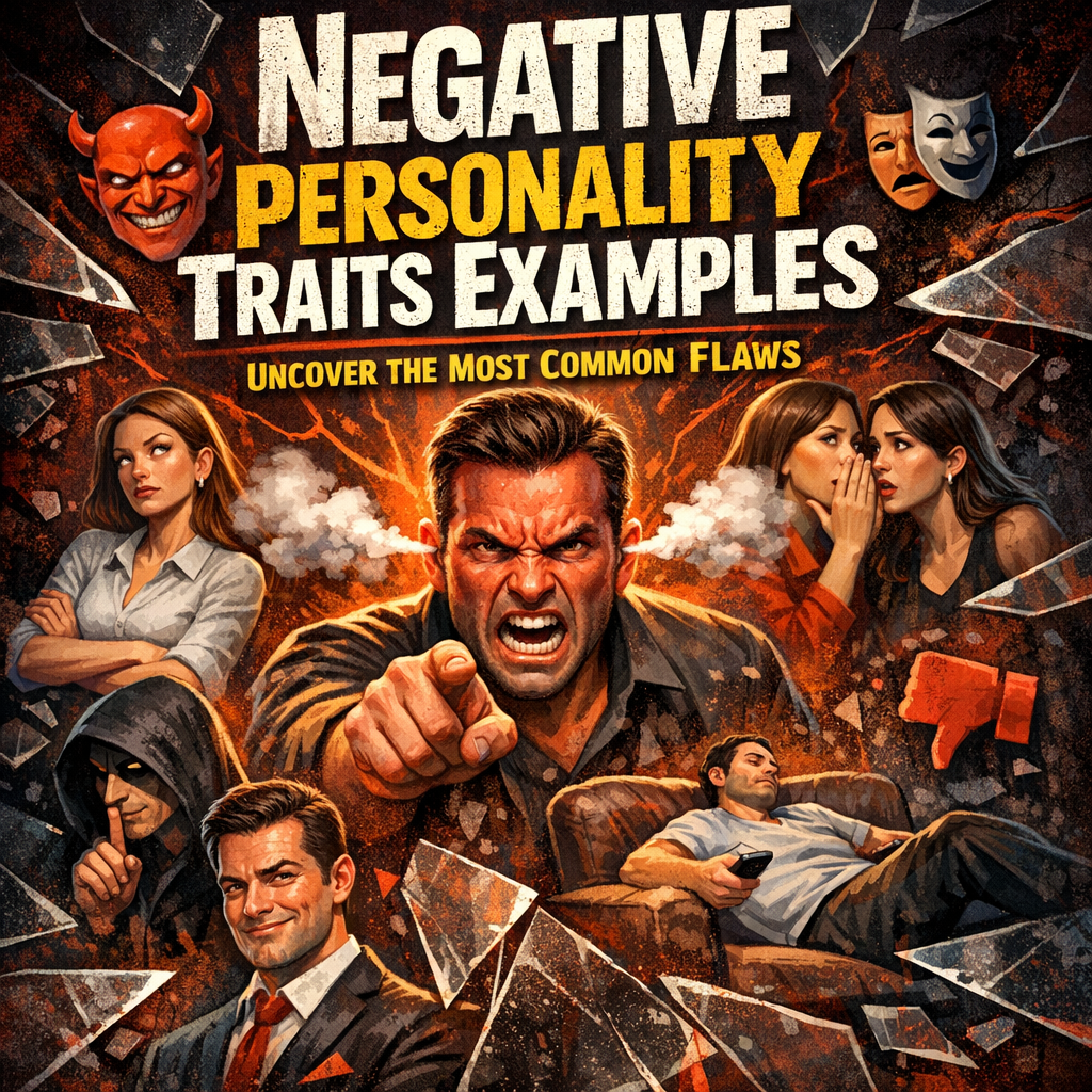 Negative Personality Traits Examples: Uncover the Most Common Flaws