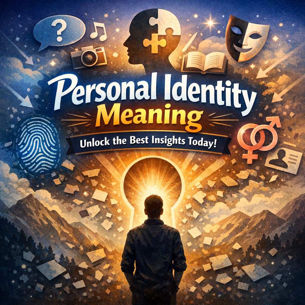 Personal Identity Meaning: Unlock the Best Insights Today!
