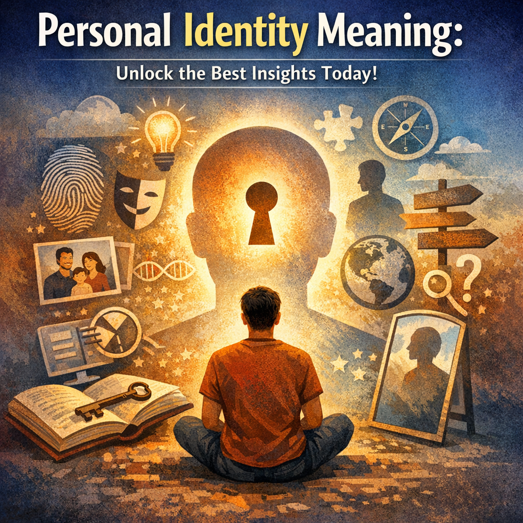 Illustration of Personal Identity Meaning: Unlock the Best Insights Today!