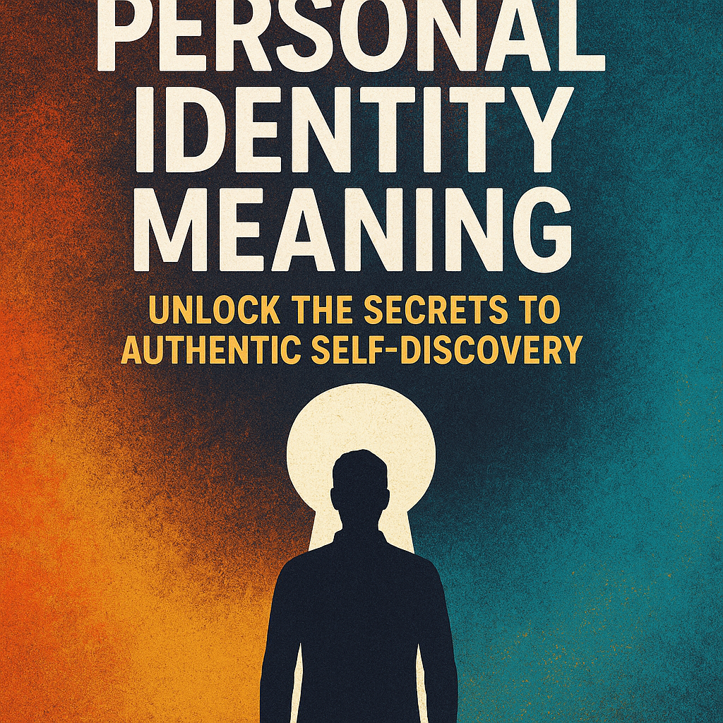 Personal Identity Meaning: Unlock the Secrets to Authentic Self-Discovery