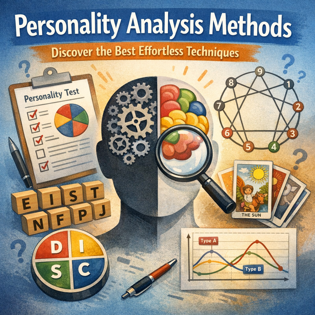 Illustration of Personality Analysis Methods: Discover the Best Effortless Techniques