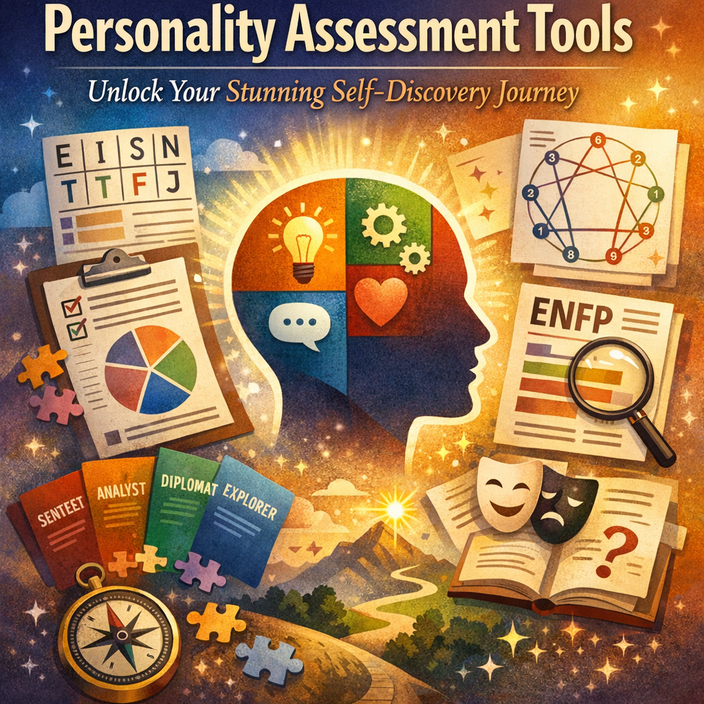 Illustration of Personality Assessment Tools: Unlock Your Stunning Self-Discovery Journey