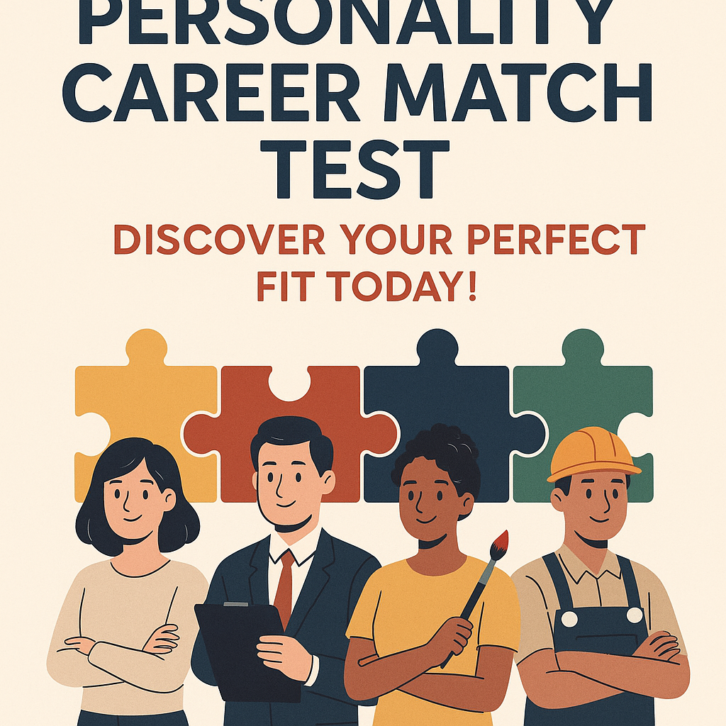 Illustration of Personality Career Match Test: Discover Your Perfect Fit Today!