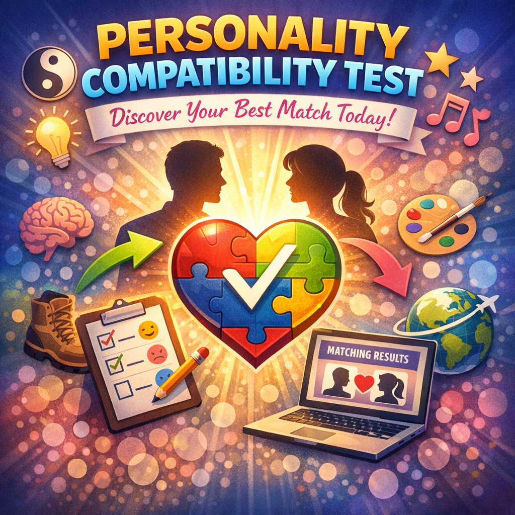 Illustration of Personality Compatibility Test: Discover Your Best Match Today!