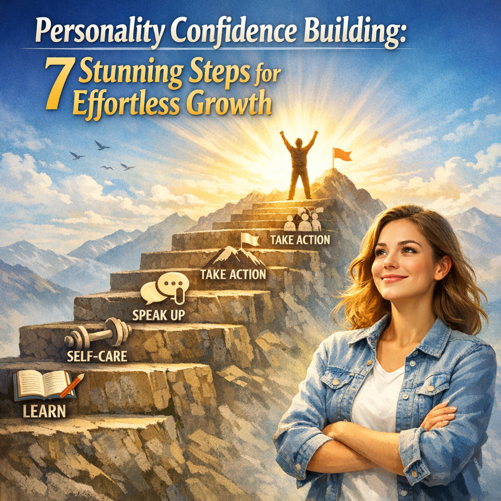 Illustration of Personality Confidence Building: 7 Stunning Steps for Effortless Growth