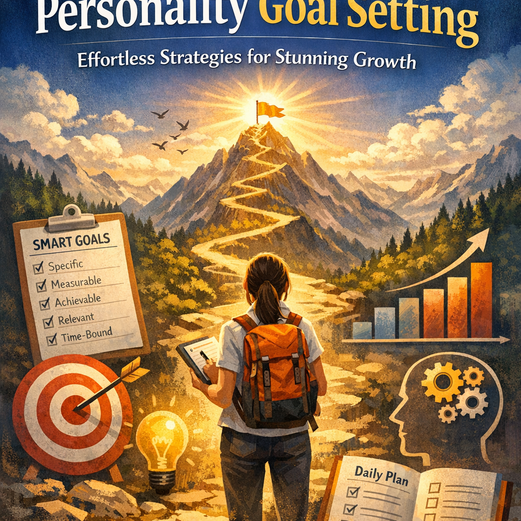 Illustration of Personality Goal Setting: Effortless Strategies for Stunning Growth