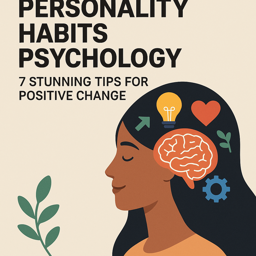 Illustration of Personality Habits Psychology: 7 Stunning Tips for Positive Change