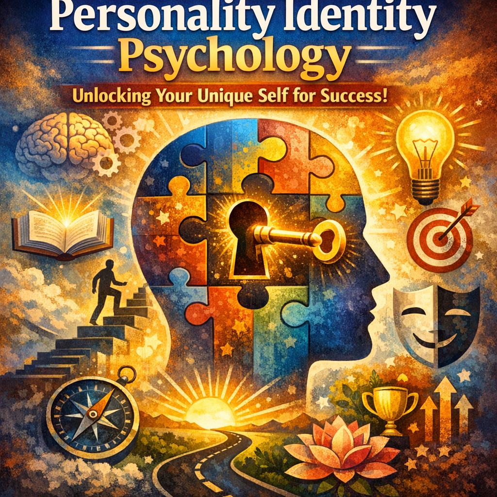 Illustration of Personality Identity Psychology: Unlocking Your Unique Self for Success!