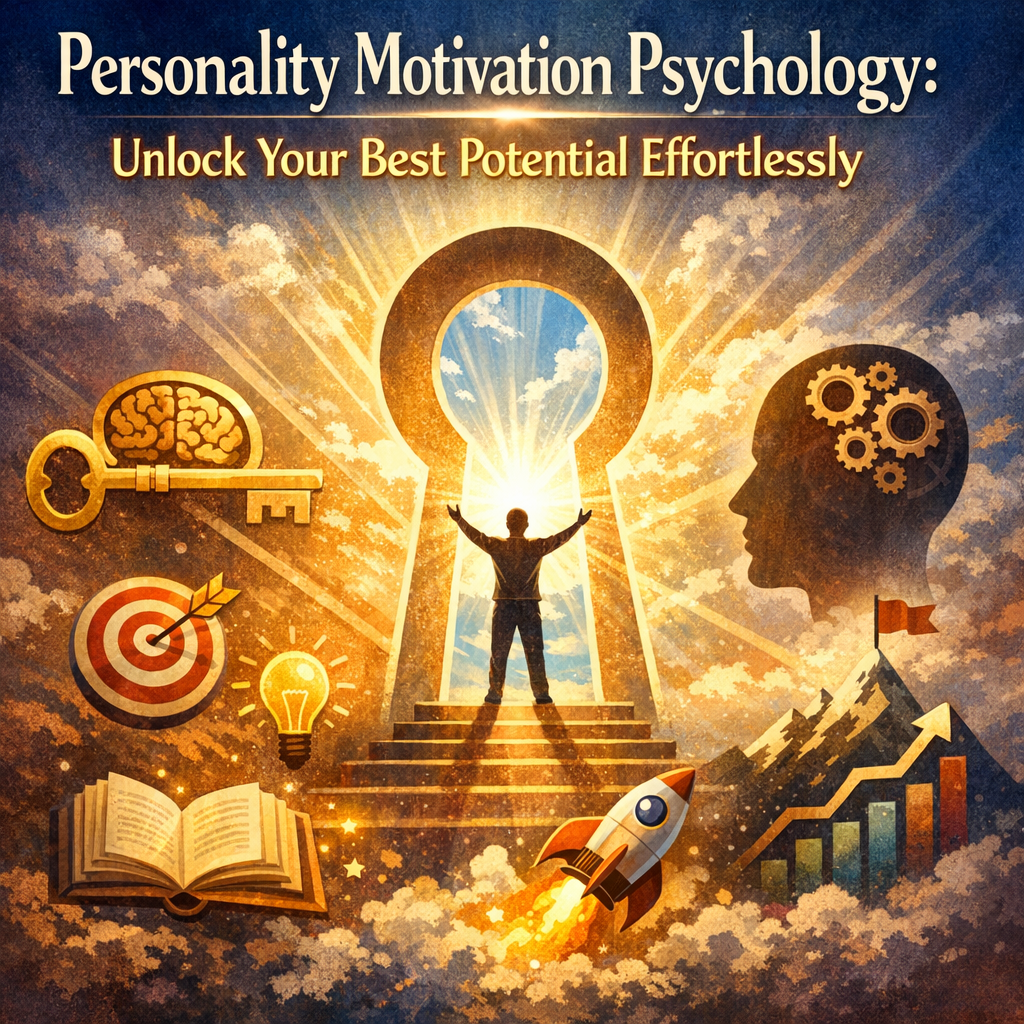 Illustration of Personality Motivation Psychology: Unlock Your Best Potential Effortlessly