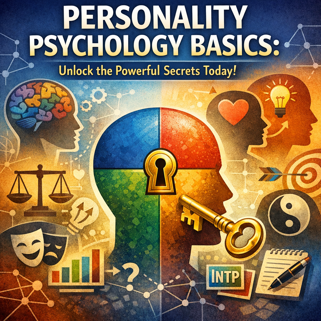 Illustration of Personality Psychology Basics: Unlock the Powerful Secrets Today!