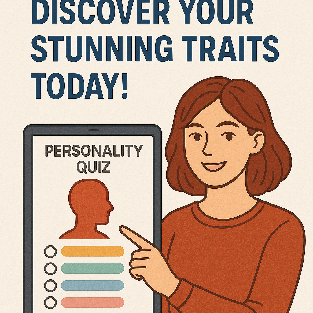 Illustration of Personality Quiz Online Free: Discover Your Stunning Traits Today!