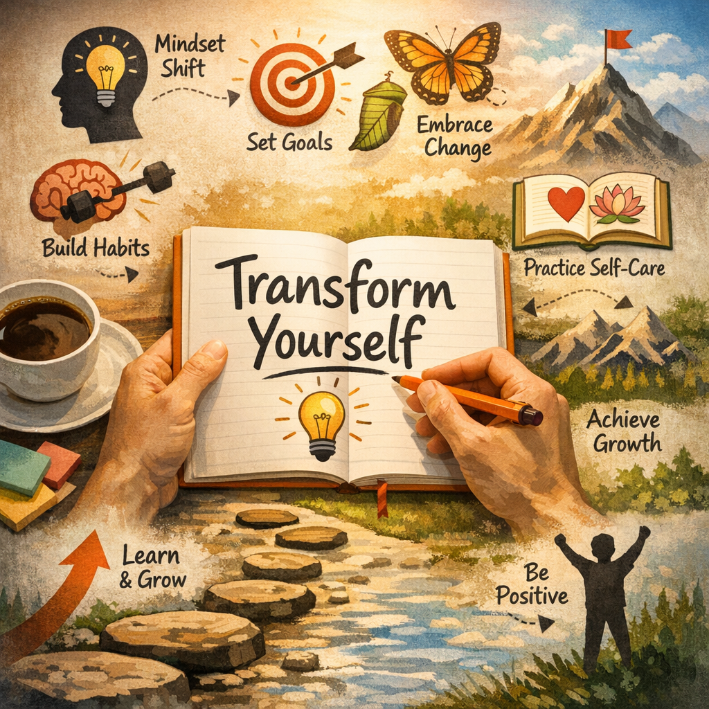 Illustration of Personality Self Improvement Tips: Transformative Strategies for Lasting Change