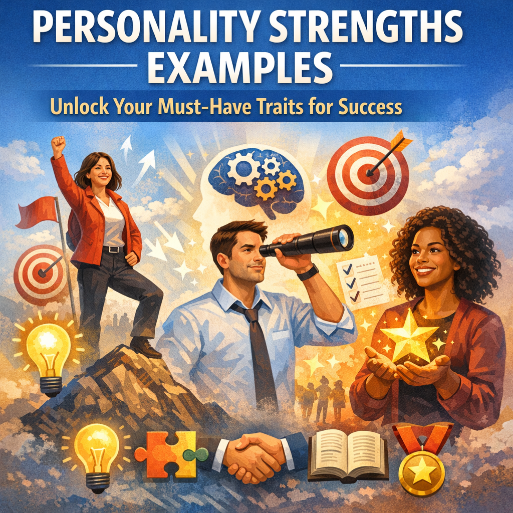 Illustration of Personality Strengths Examples: Unlock Your Must-Have Traits for Success