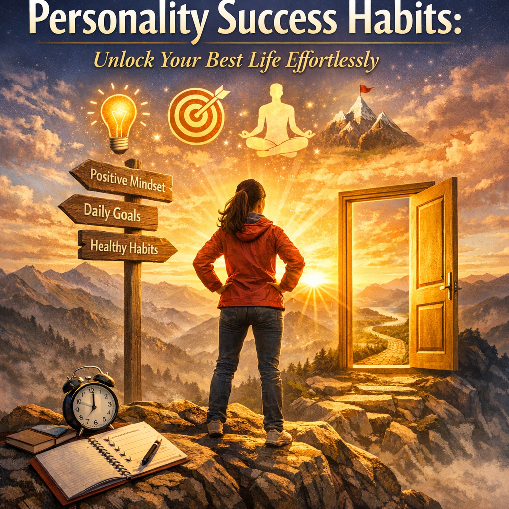 Illustration of Personality Success Habits: Unlock Your Best Life Effortlessly