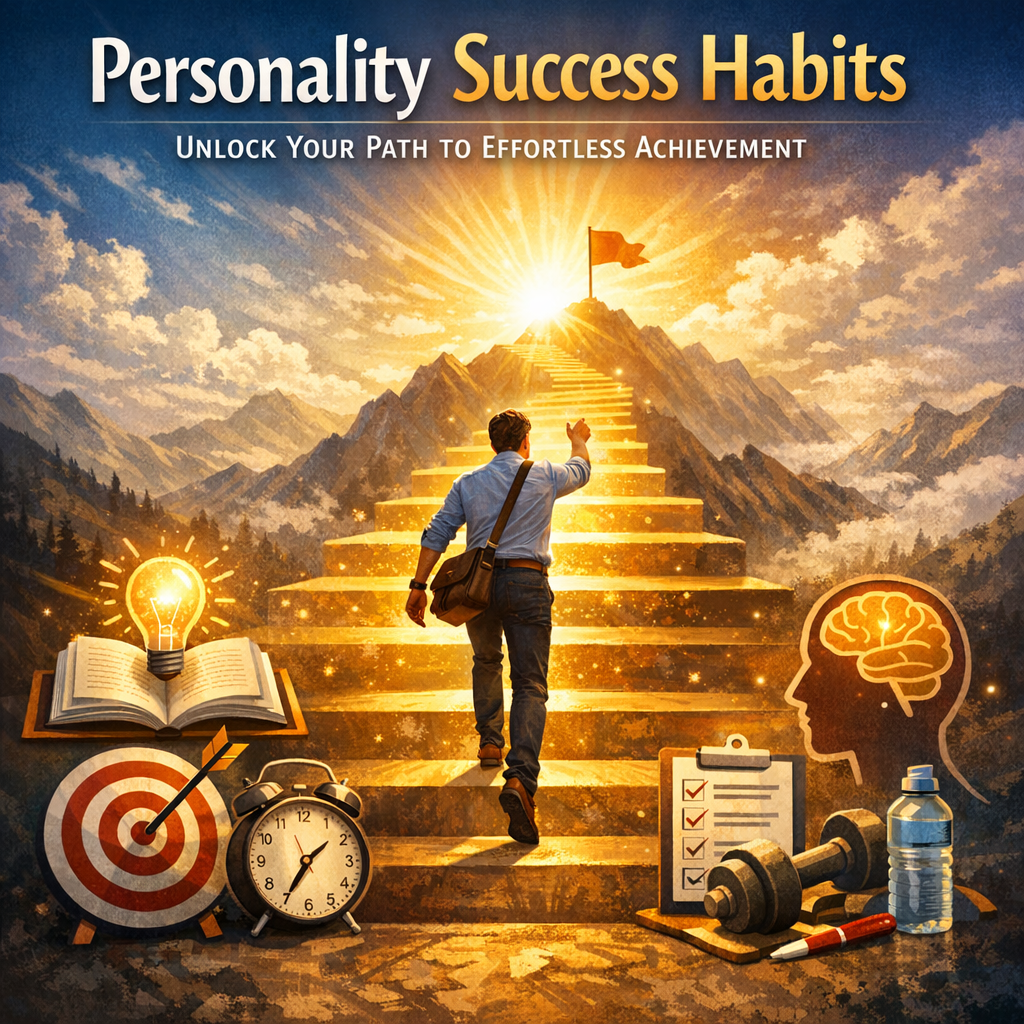 Illustration of Personality Success Habits: Unlock Your Path to Effortless Achievement