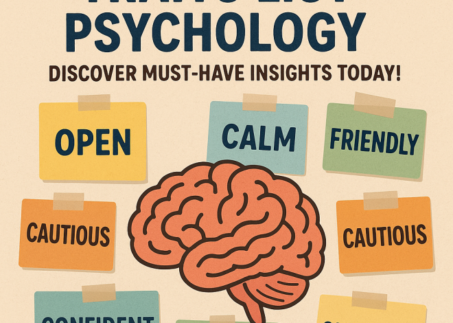 Personality Traits List Psychology: Discover Must-Have Insights Today!