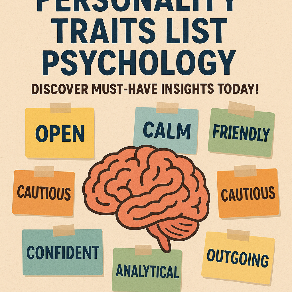 Personality Traits List Psychology: Discover Must-Have Insights Today!