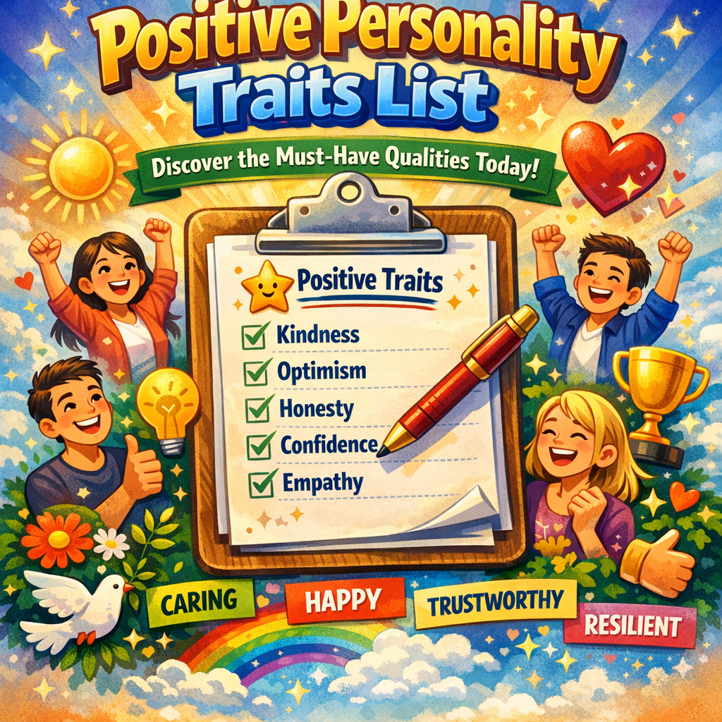 Positive Personality Traits List: Discover the Must-Have Qualities Today!