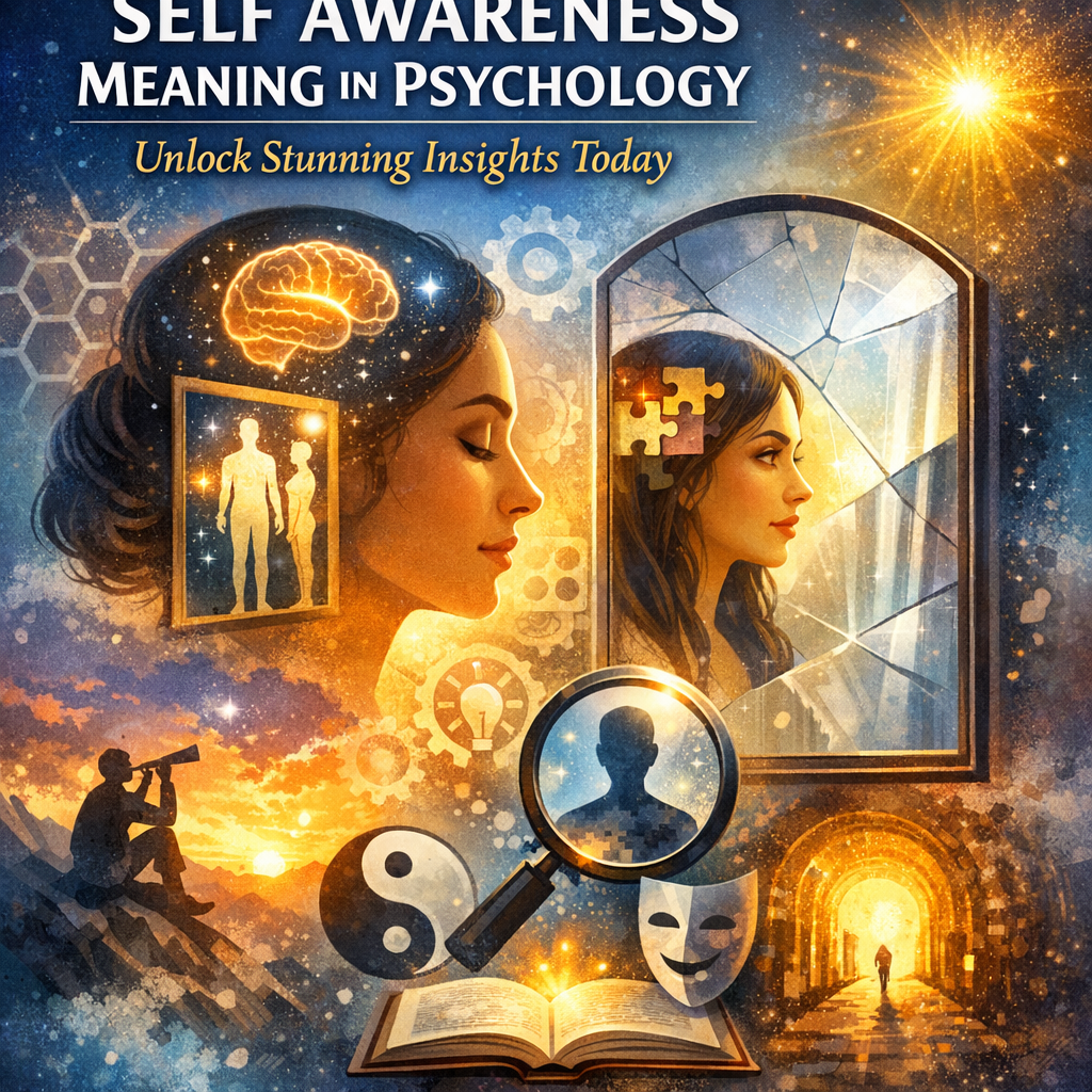 self awareness meaning psychology illustration for Self Awareness Meaning in Psychology: Unlock Stunning Insights Today