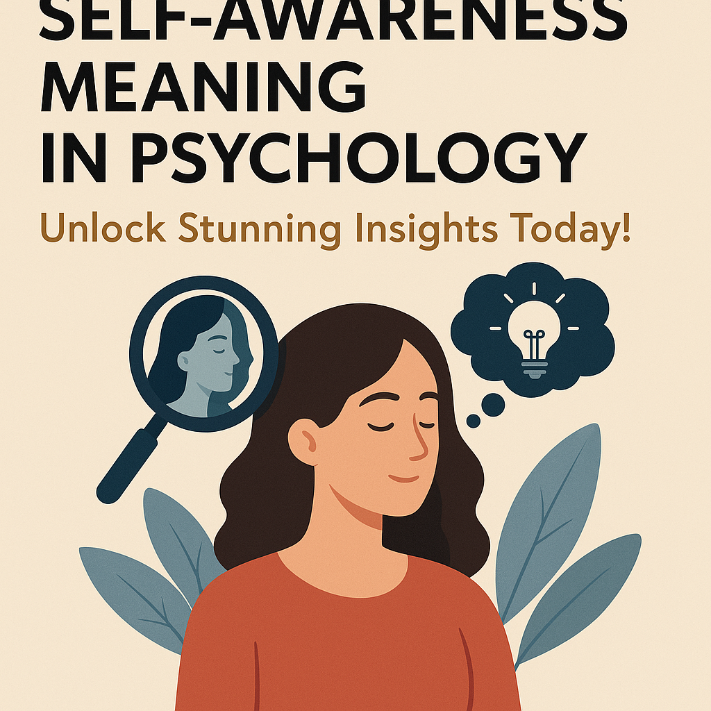 self awareness meaning psychology illustration for Self Awareness Meaning in Psychology: Unlock Stunning Insights Today!