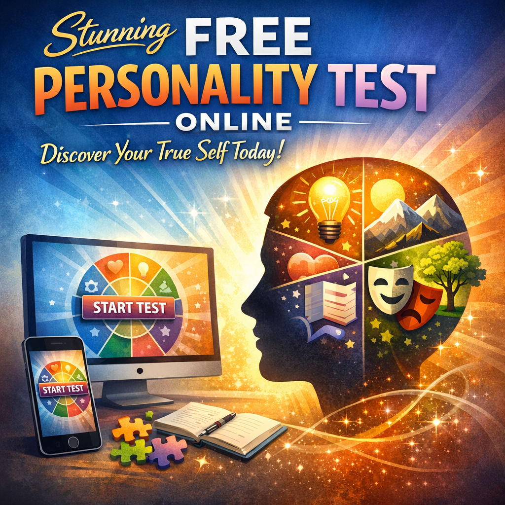 Illustration of Stunning Free Personality Test Online: Discover Your True Self Today!