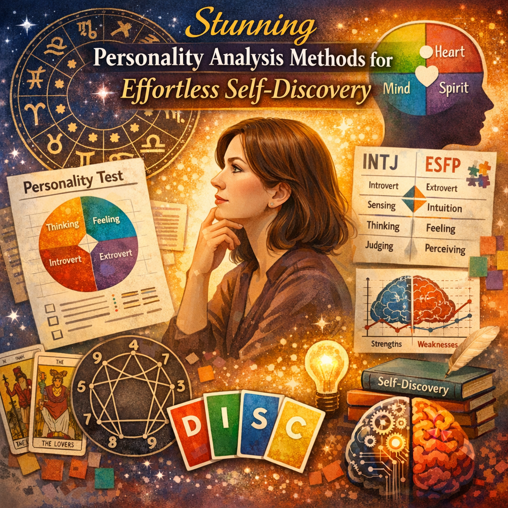 Illustration of Stunning Personality Analysis Methods for Effortless Self-Discovery