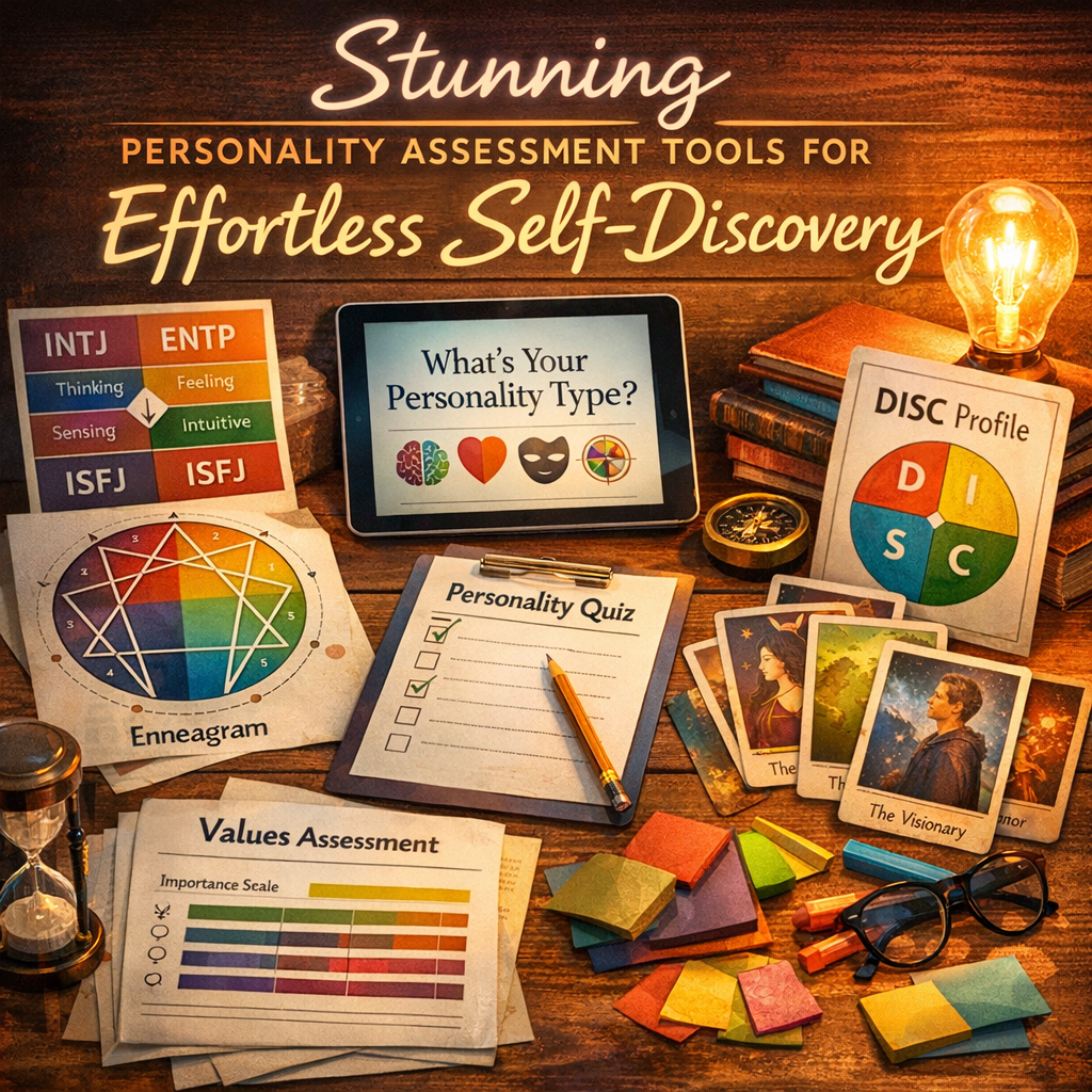 Illustration of Stunning Personality Assessment Tools for Effortless Self-Discovery