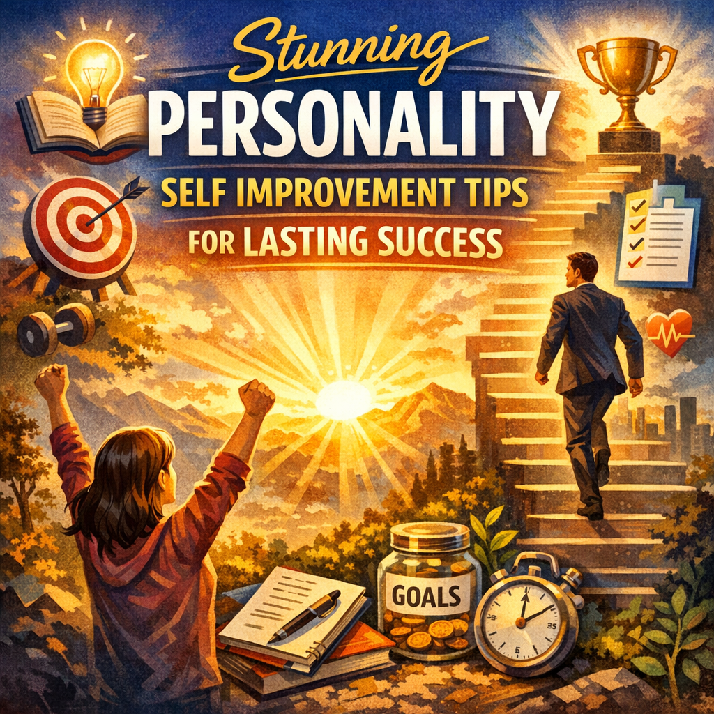 Illustration of Stunning Personality Self Improvement Tips for Lasting Success