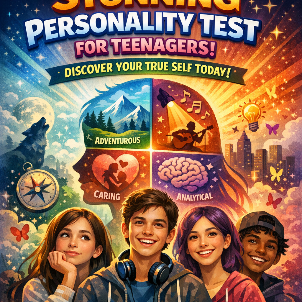 Illustration of Stunning Personality Test for Teenagers: Discover Your True Self Today!