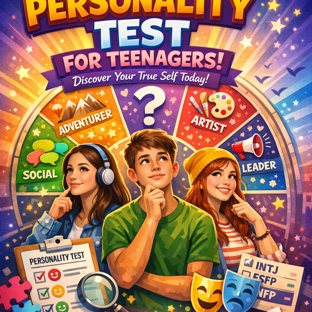 Stunning Personality Test for Teenagers: Discover Your True Self Today!